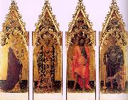 Gentile da  Fabriano Four Saints of the Quaratesi Polyptych oil painting artist